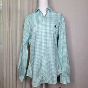 Ralph Lauren Mens Button Down Shirt Slim Fit Stretch